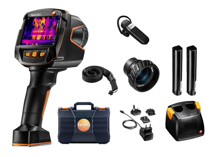 Testo 883 sada - Termokamera IR rozlišení 320 x 240 px